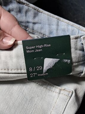 wild fable Light Blue Super High-Rise Mom Jeans